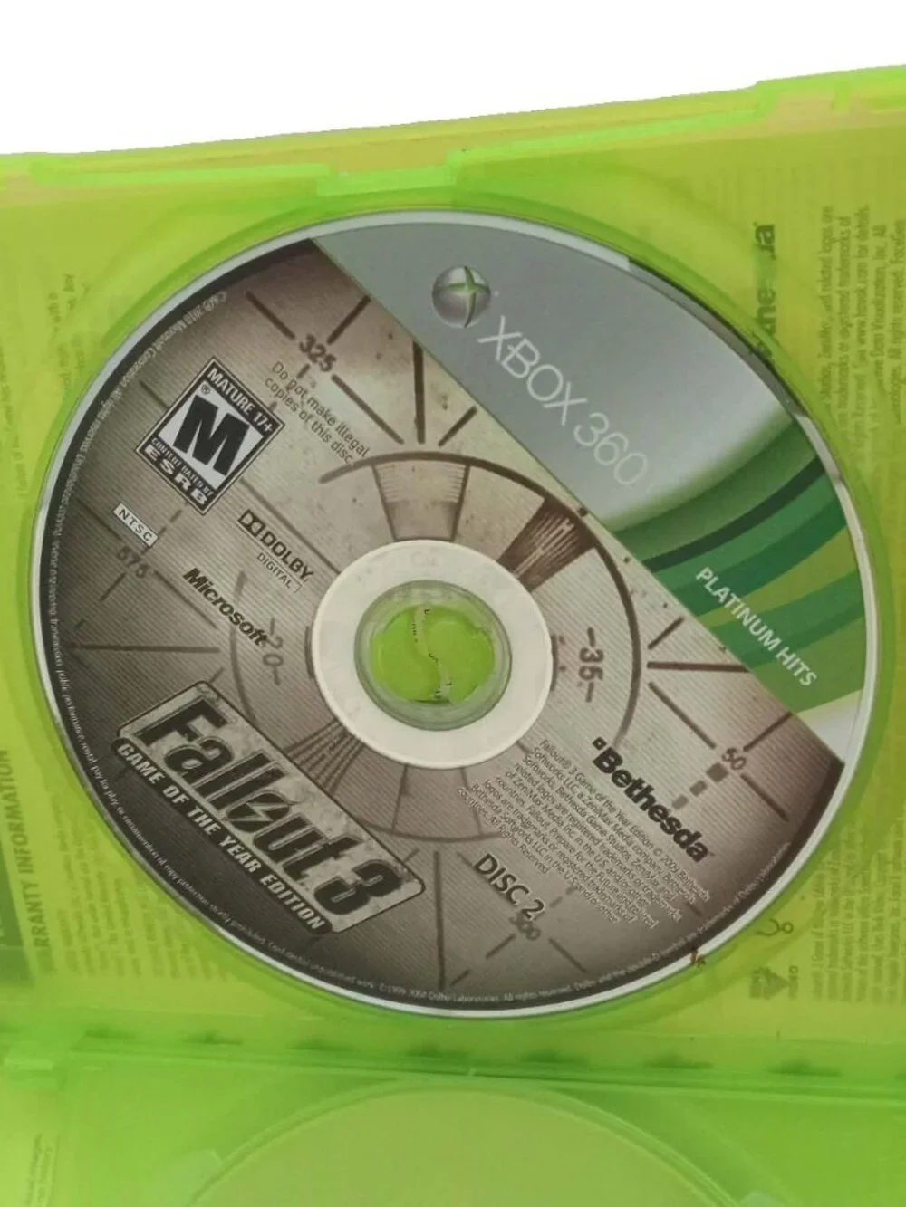 Fallout 3, Game Of The Year Edition, For Xbox One, Or Xbox 360-